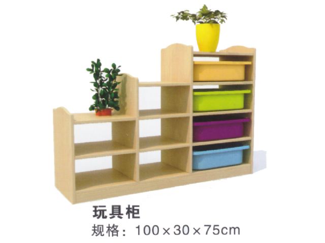 幼儿园玩具柜实木家具 HX4401P
