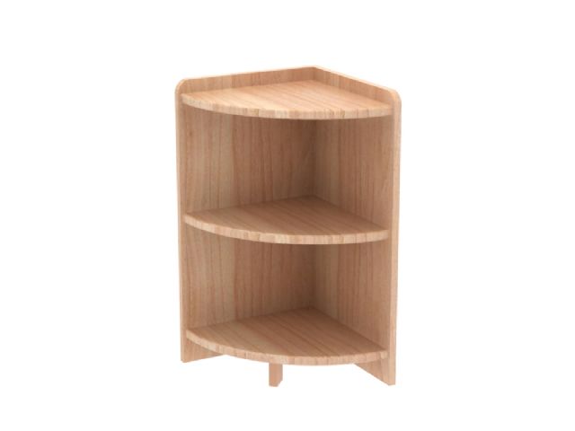 幼儿园实木家具榉木两层直角玩具柜 HX4403O