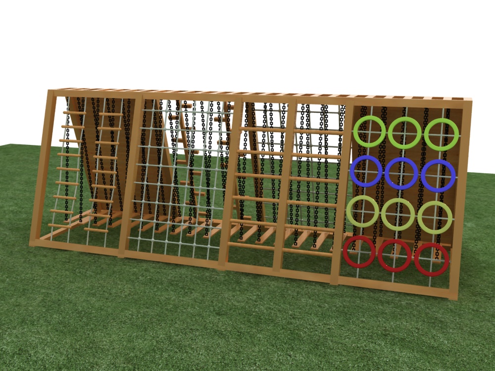 户外大型游乐设备幼儿园玩具网绳轮胎攀爬架组合 HX1301W