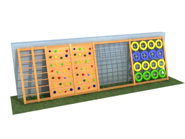 幼儿园实木制大型攀爬架组合玩具游乐设施 HX1302B