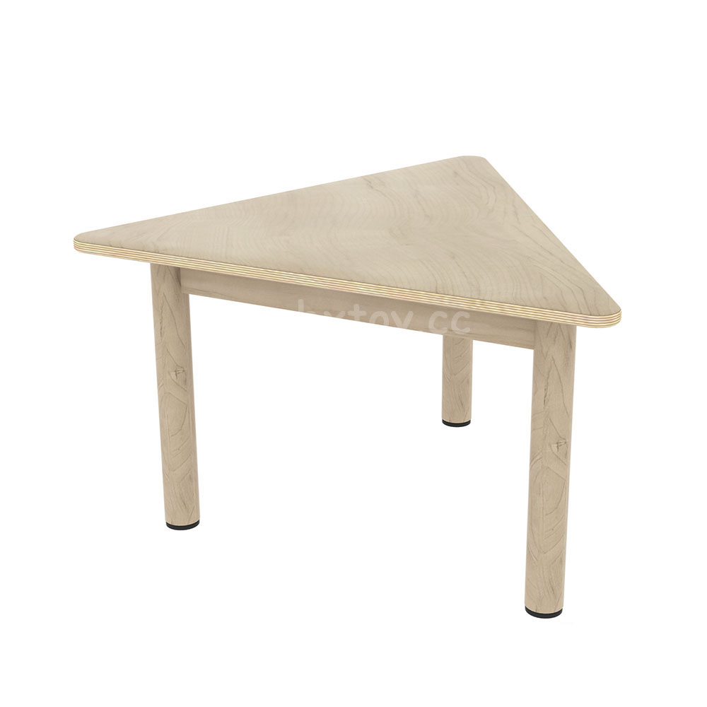 幼儿园家具实木制小三角形桌子HX4203N